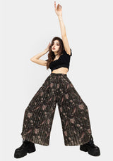 Ophelia Plissiert Chiffon Culottes