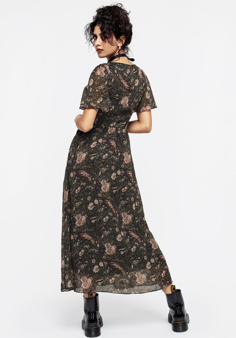 Ophelia Chiffon Midaxi Dress