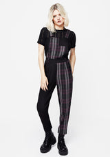 Gambit Spliced Check Dungarees