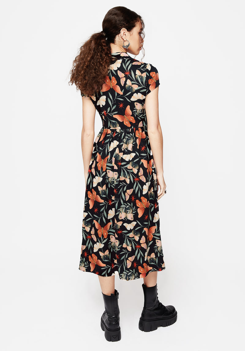 Mariposa Midi Hemd Kleid