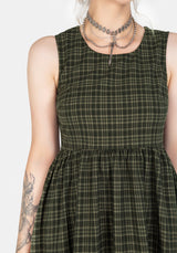 Sabine Check Mini Skater Dress