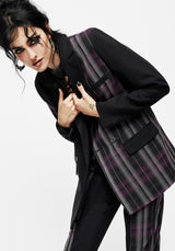 Gambit Spliced Check Blazer