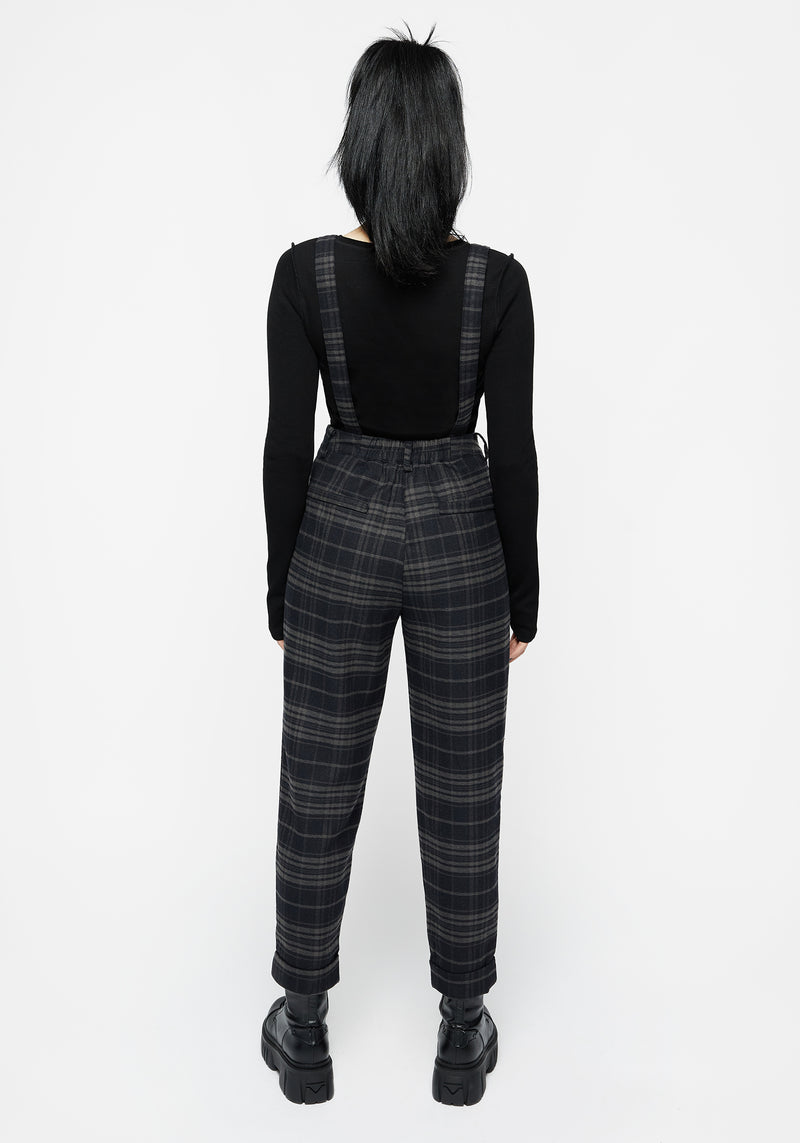 Reckless Distressed Check Trousers