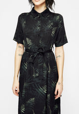 Fernery Midi Shirt Dress