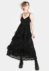 Dauphine Tiered Lace Midaxi Dress