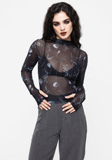 Empathy Hoch Hals Mesh Top