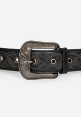 Illuminate Debossed Buckle Belt