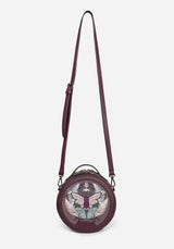 Trivia Motte Bestickt Crossbody Tasche     