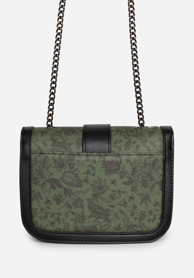 Meadowflowers Blumenmuster Druck Crossbody Tasche     