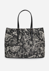 Metamorphosis Butterfly Floral Print Handbag