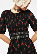 Paranoid Eyelet Double Buckle Waist Belt