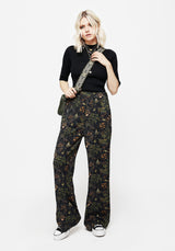 Wither Fern Print Wide Leg Trousers