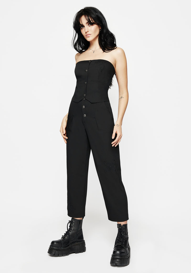 Moonbow Embroidered Tailored Trouser