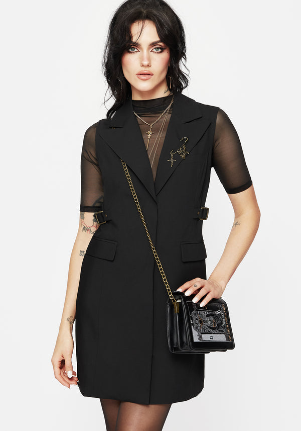 Oath Tailored Waistcoat Mini Dress