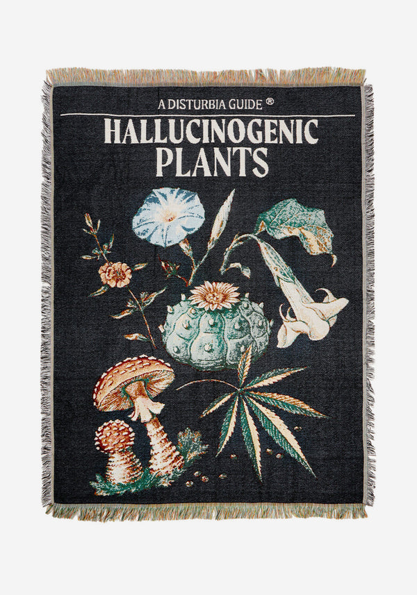 PLANTS WOVEN BLANKET