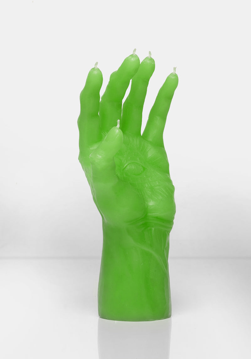 HAND OF GLORY CANDLE - GREEN