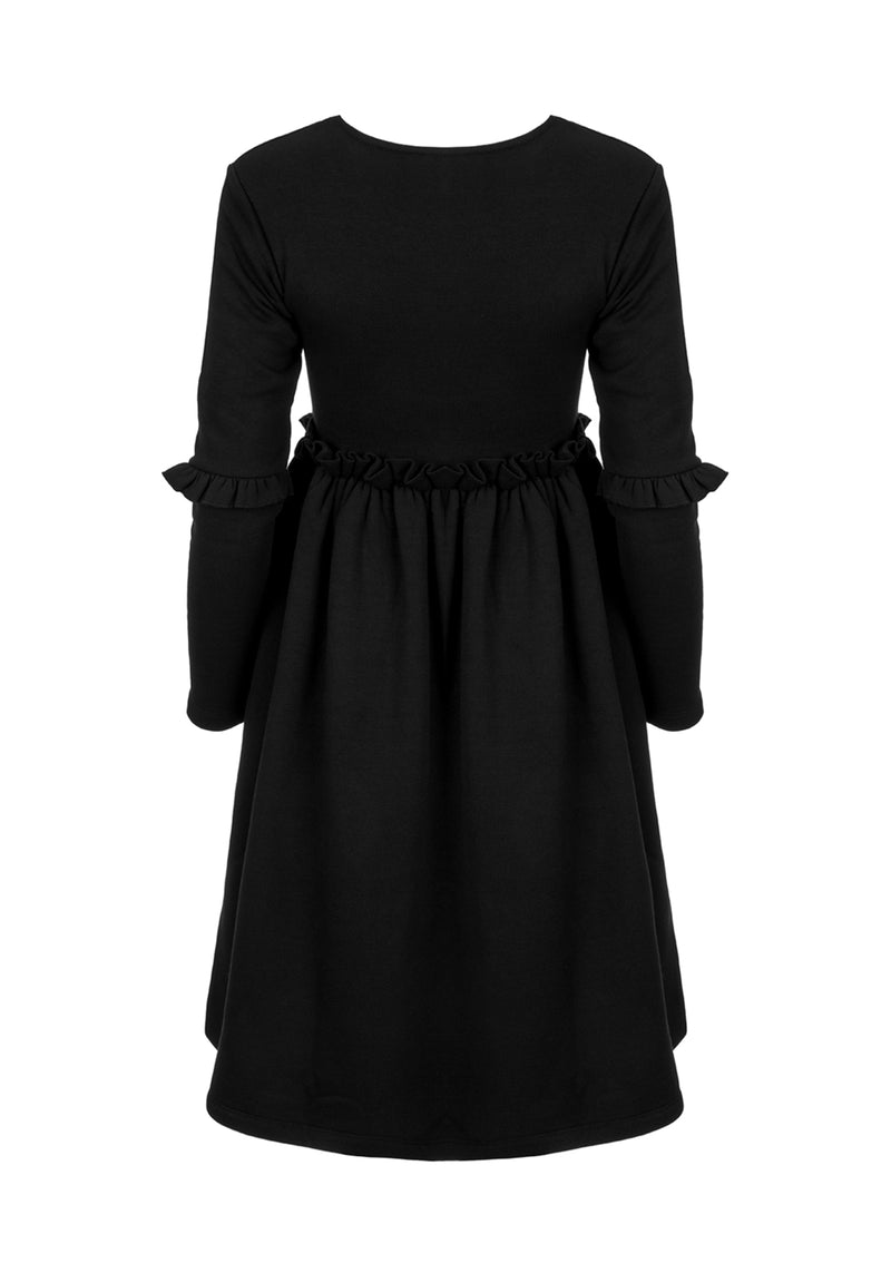 Vvitch Ruffle Midi Skater Dress