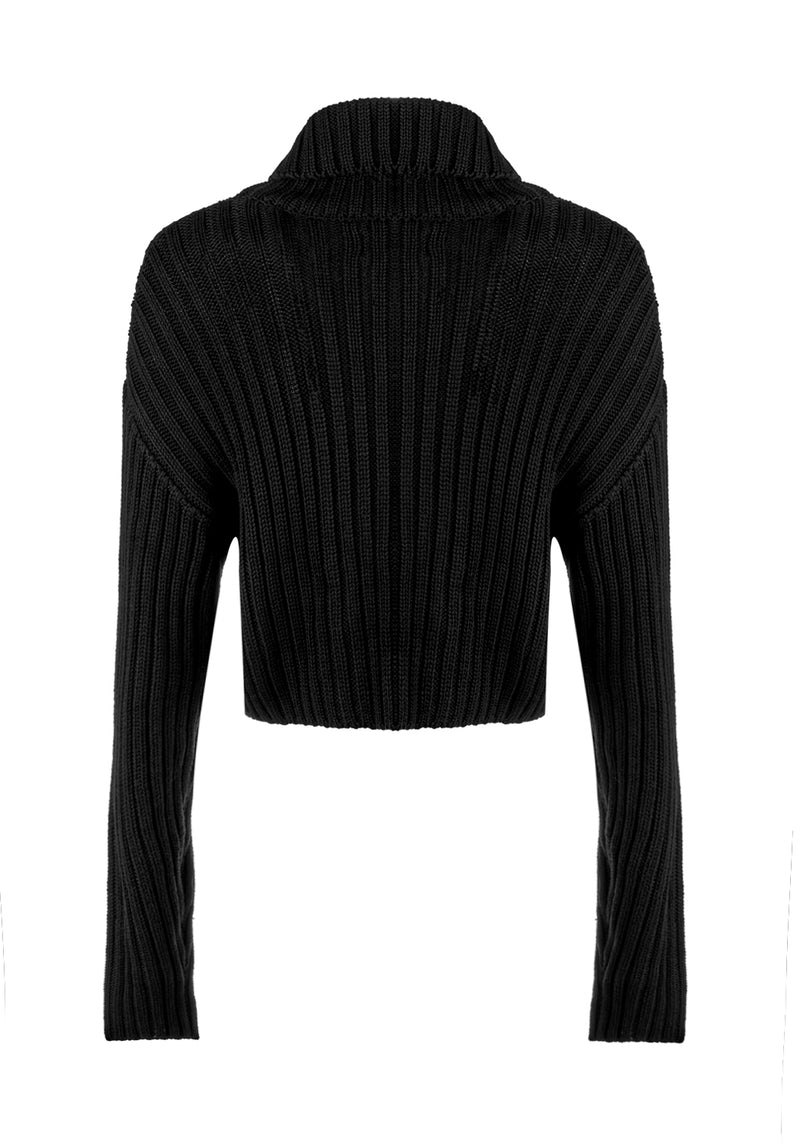 Fate Funnel-Neck Kurz Pullover