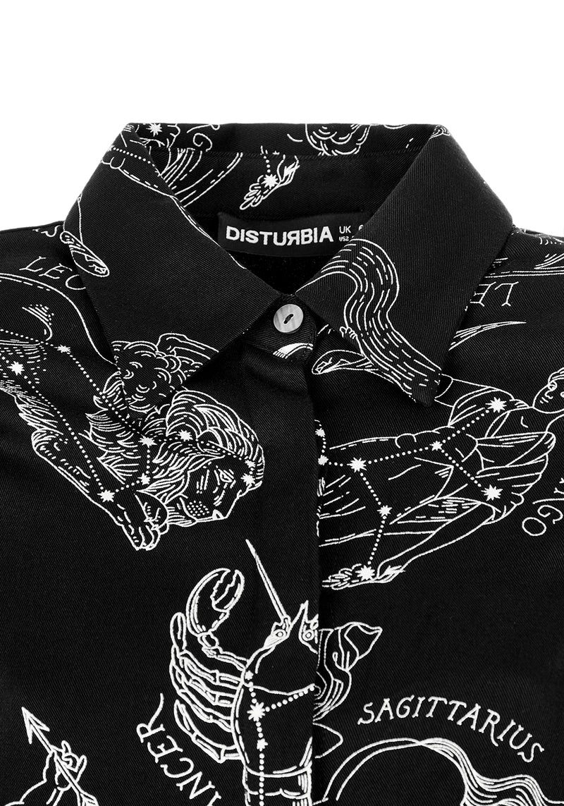 Zodiac Oversized Asymmetric Shirt