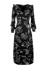 Zodiac Maxi Wrap Dress