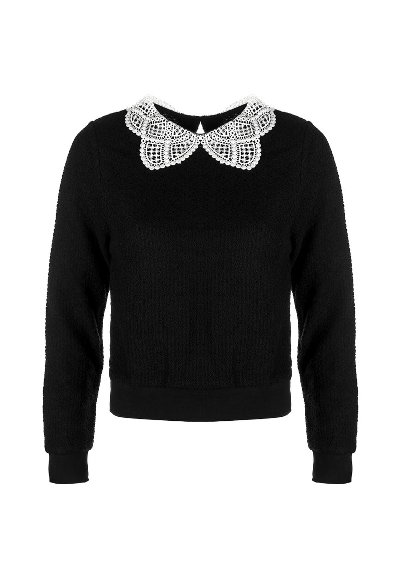 Sanctum Lace Collar Jumper