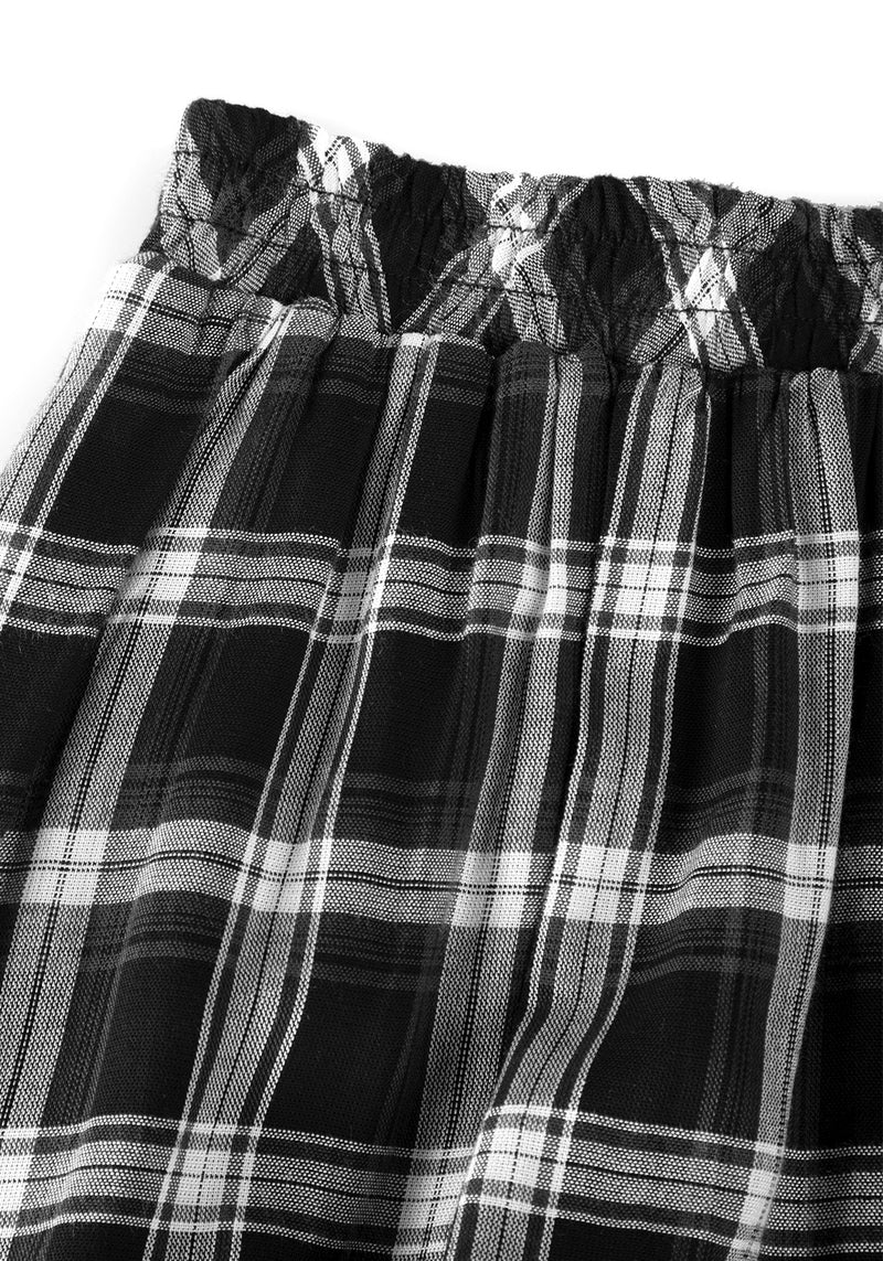 Albion Check Midi Skirt