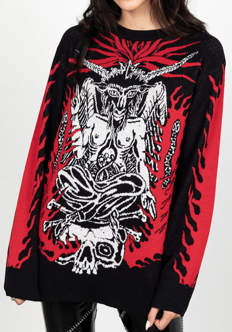 Baphomet Unisex Crew Jumper