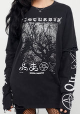 Infernal Layered Long Sleeve T-Shirt