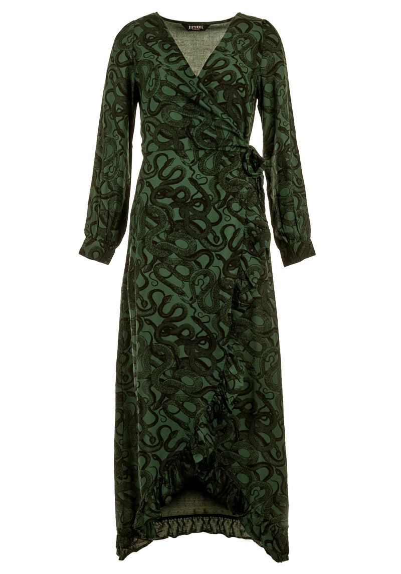 Ophidia Wickel Maxi Kleid