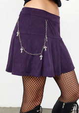 Gretel Mushroom Chain Low Rise Mini Skirt