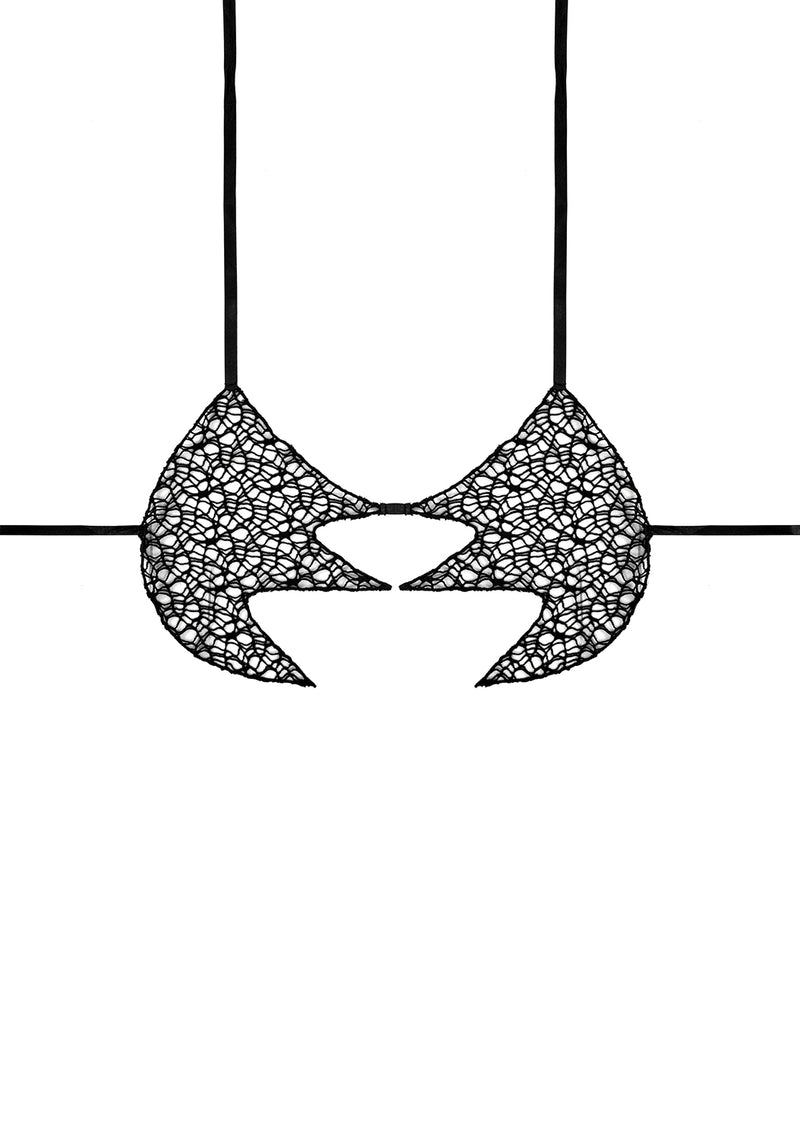 Badseed Crochet Bat Bra