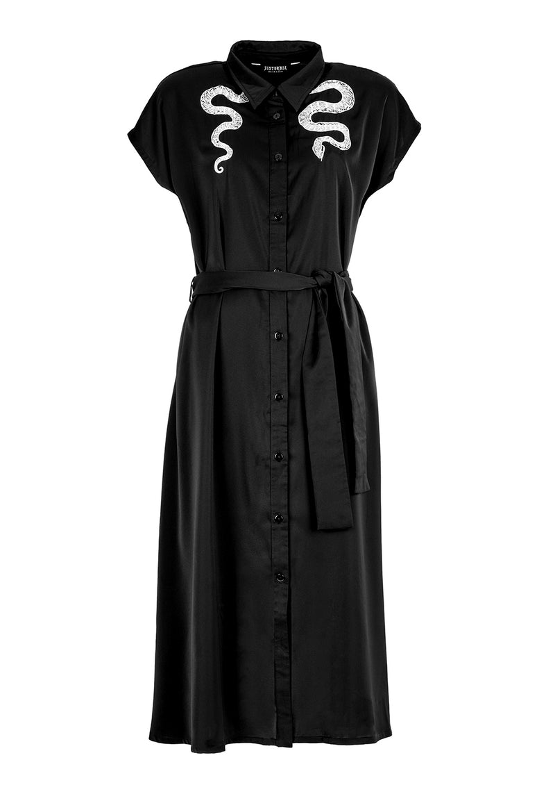 Slither Locker Midi Kleid