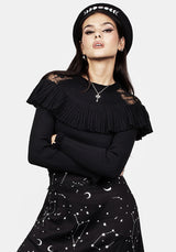 Edith Lace Panelled Jumper