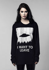 I Want To Leave Long Sleeve T-Shirt