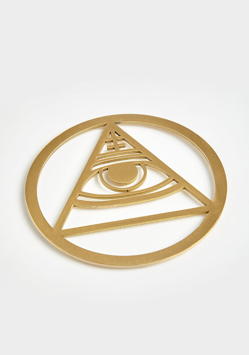 All-Seeing Eye Messing Coaster