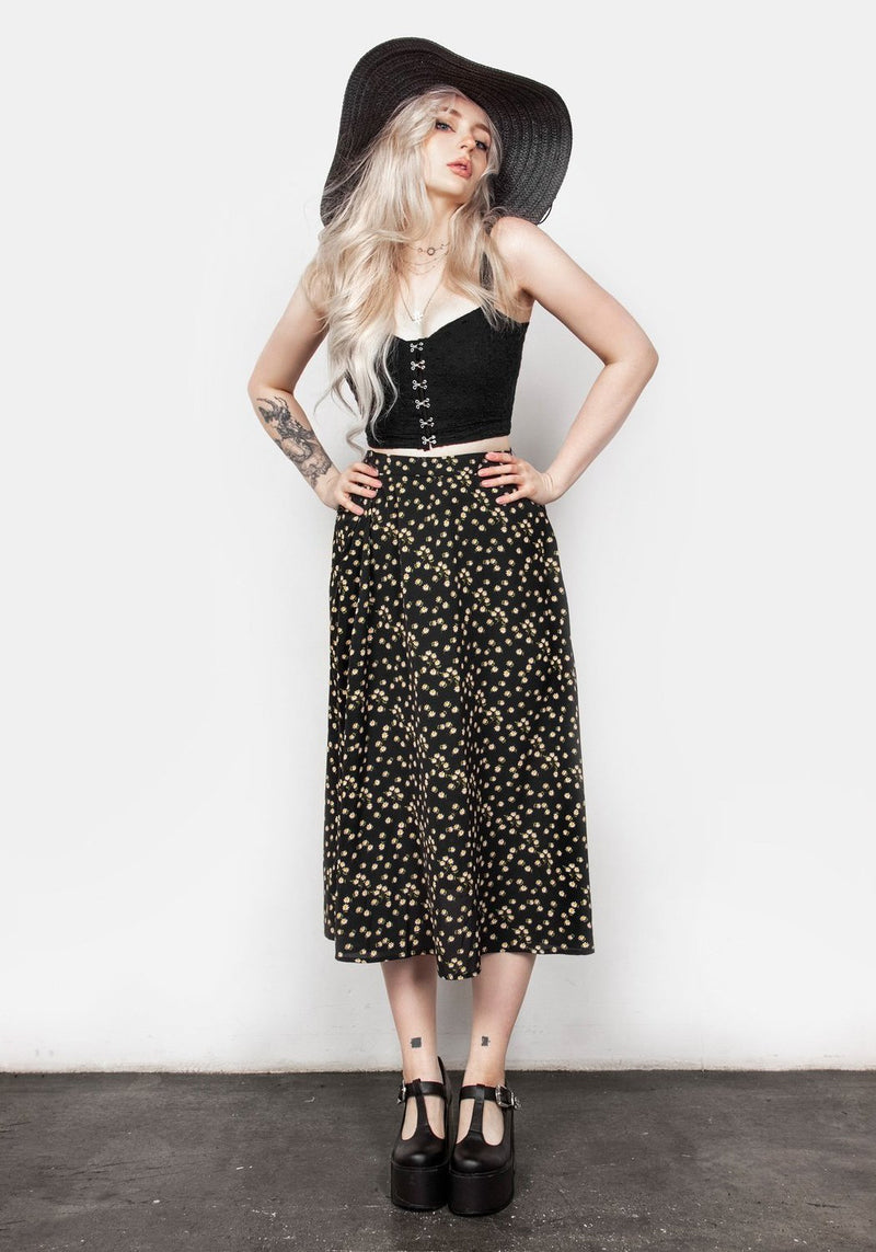 Helianthus Midaxi-Kleid Rock