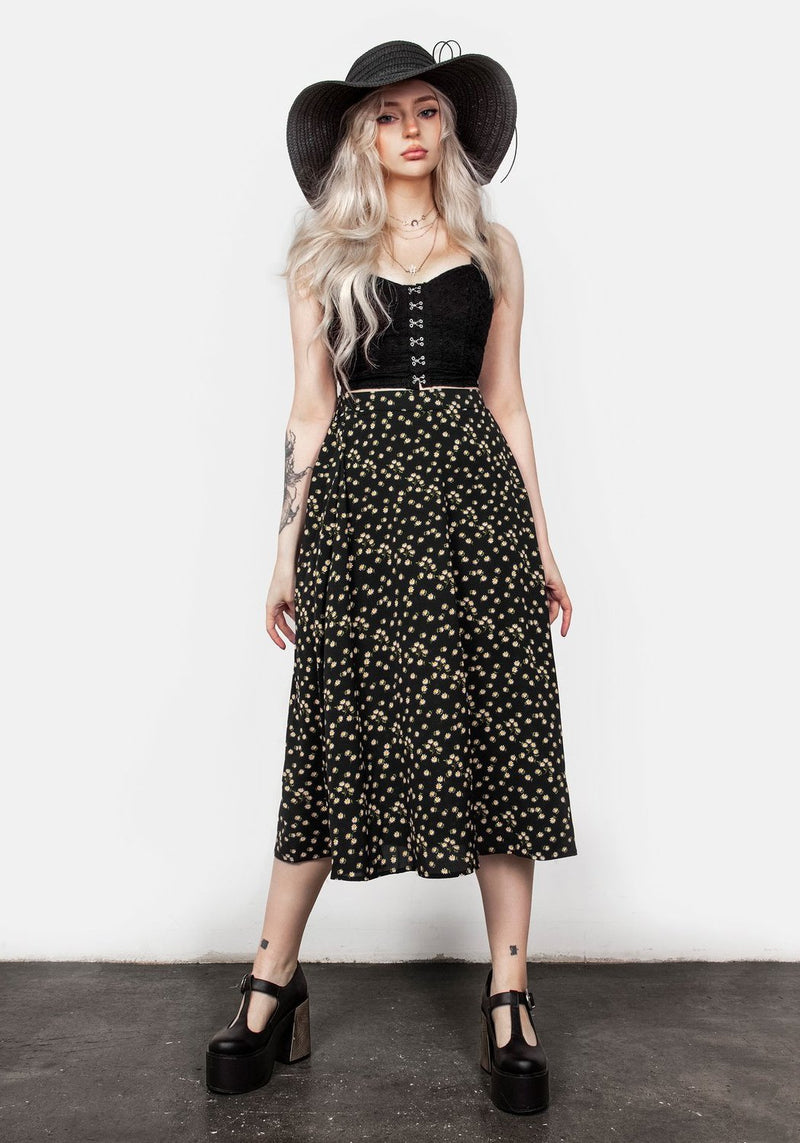 Helianthus Midaxi-Kleid Rock