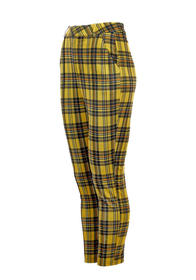 Albertine Skinny Check Trousers