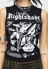 Nightshade Ärmellos T-Shirt