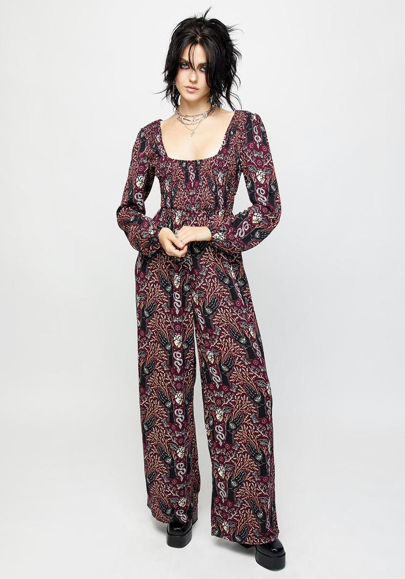 Hemlock Smocked Long Sleeve Jumpsuit