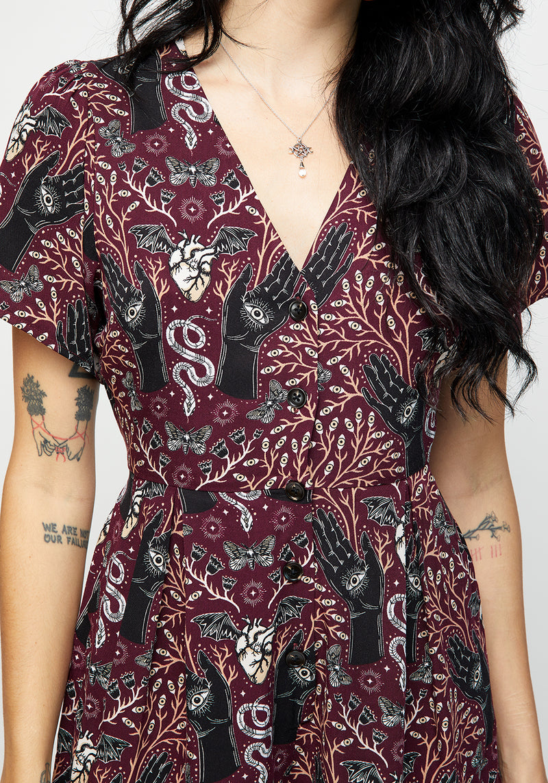 Hemlock Button Up V Neck Playsuit