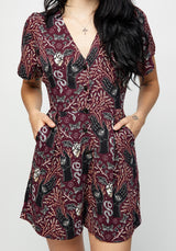 Hemlock Button Up V Neck Playsuit