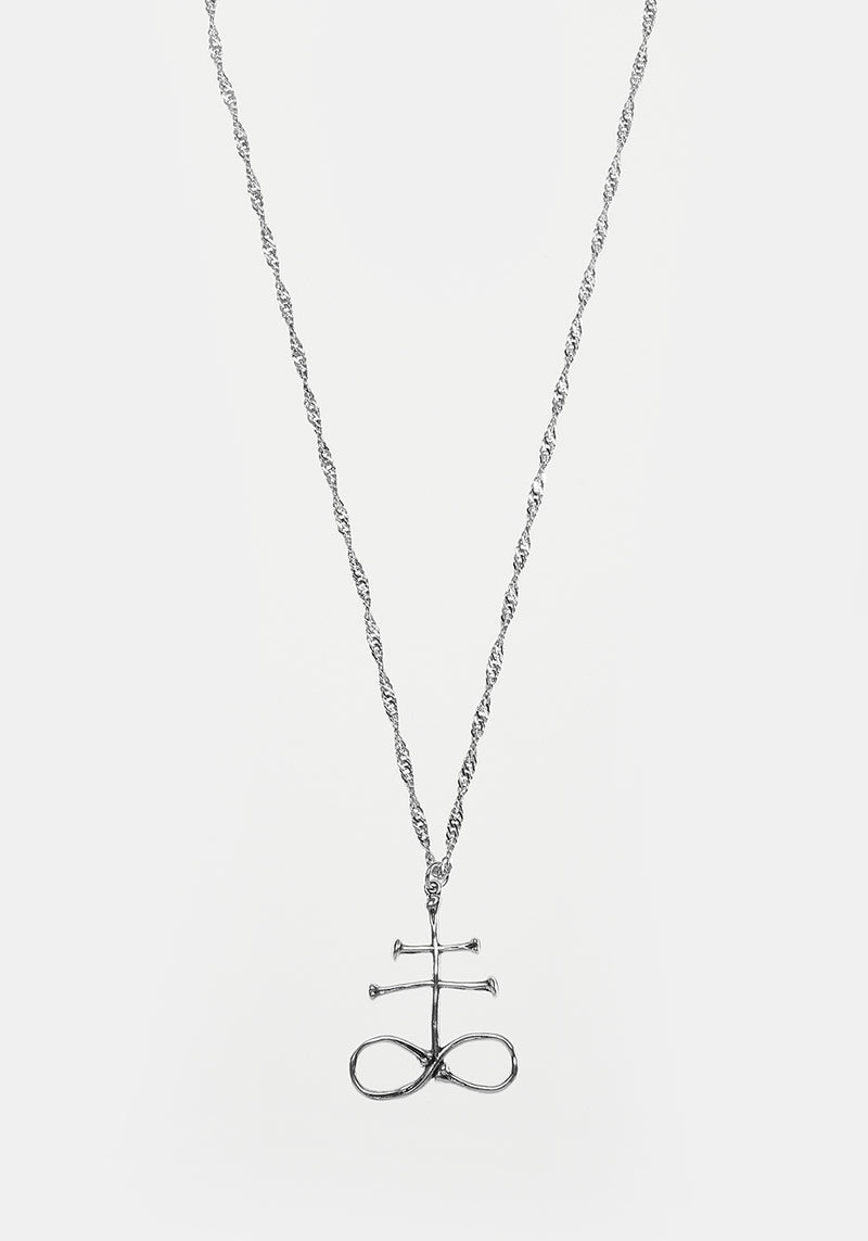 LEVIATHAN BONE CROSS NECKLACE