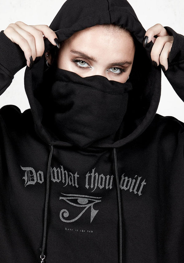 Thelema Face Cowl Kapuzensweatshirt