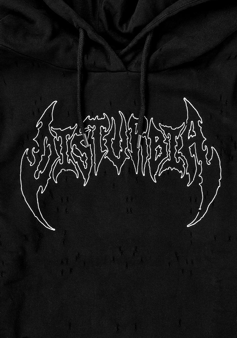 Void Abgenutzt Kapuzensweatshirt Kleid